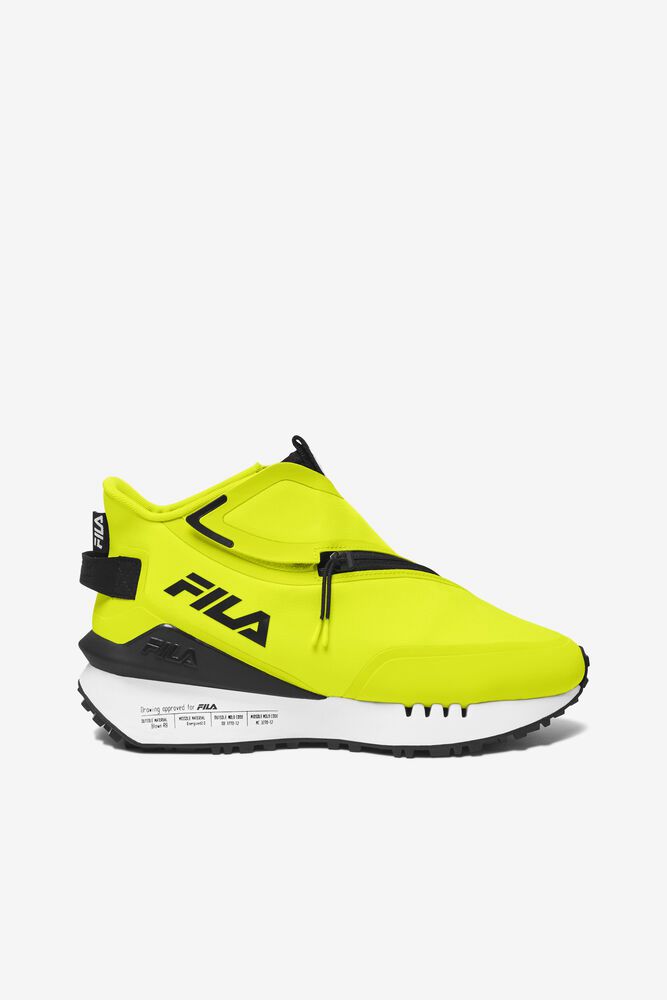 Fila Space Runner Yellow Sneakers Womens - NZ 60392-MKVB